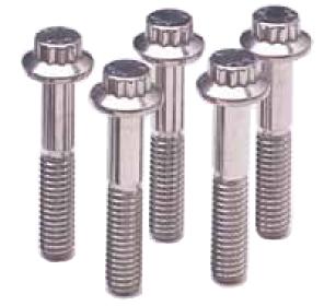 ARP M8 x 1.25 x 65 12pt Black Oxide Bolts (5/pkg)