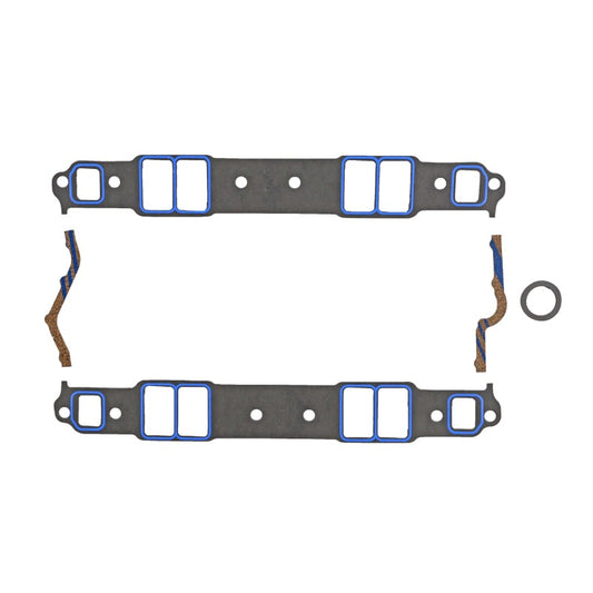 Fel-Pro SBC 2.21x1.31 Port .060in Pintoseal Intake Manifold Gasket Set