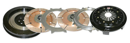 Comp1 Clutch 03-06 Lancer EVO 7/8/9 (750 ft/tq) Twin Disc Ceramic Clutch Kit